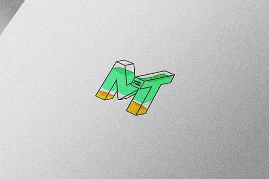 Logo de margintoniks sur papier