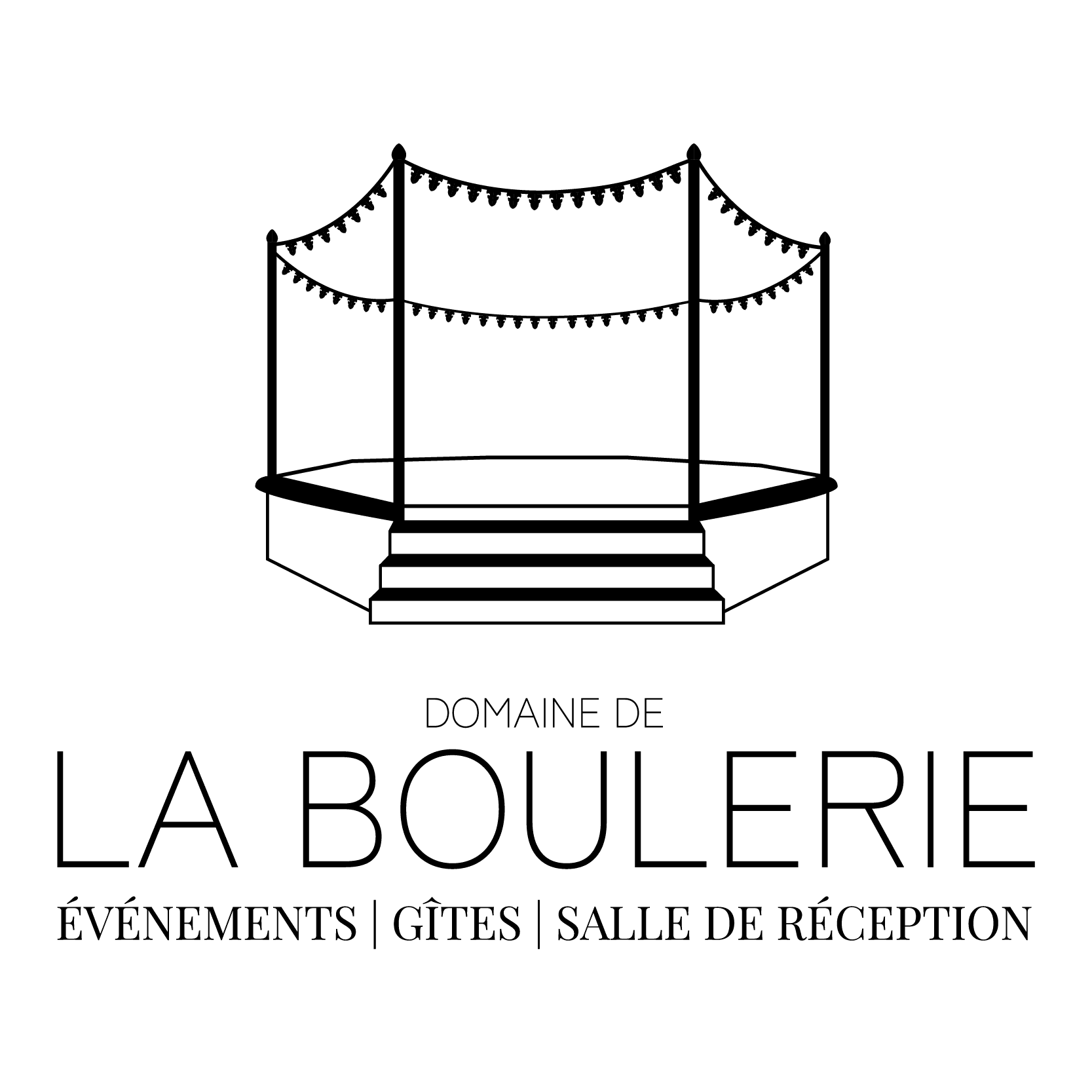 Logo noir pour la boulerie - Par Margintoniks